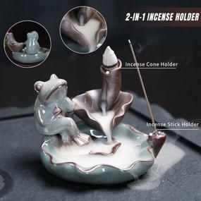 img 1 attached to Waterfall Incense Burner Backflow Aromatherapy