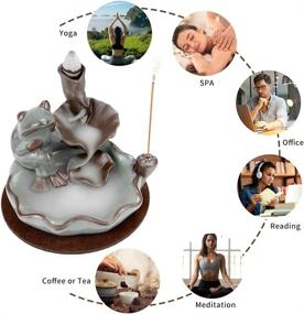 img 2 attached to Waterfall Incense Burner Backflow Aromatherapy