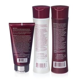 img 3 attached to 💆 Keranique 60-Day Hair & Scalp Mask Kit: Shampoo, Conditioner, Follicle Revitalizing Mask – Keratin Amino Complex | Sulphate-Free, Dye-Free, Paraben-Free | Strengthens & Fortifies Thin Hair