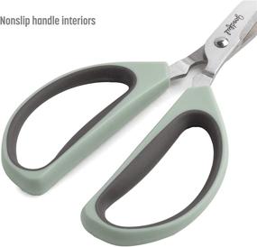 img 1 attached to Goodful Kitchen Scissors Serrated Stainless