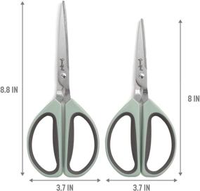 img 2 attached to Goodful Kitchen Scissors Serrated Stainless