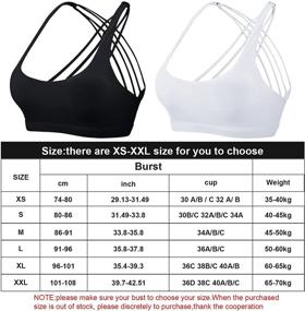 img 3 attached to Patelai Workout Strappy Seamless Comfortable Women's Clothing for Lingerie, Sleep & Lounge