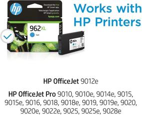 img 3 attached to 🖨️ Original HP 962XL Cyan High-yield Ink Cartridge for HP OfficeJet 9010/Pro 9010/9020 Series, Instant Ink Eligible