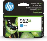 🖨️ original hp 962xl cyan high-yield ink cartridge for hp officejet 9010/pro 9010/9020 series, instant ink eligible logo