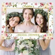 📷 bridal shower party decorations: diy photo booth frame for bachelorette bride to be, wedding, anniversary party supplies - class of 2022 logo