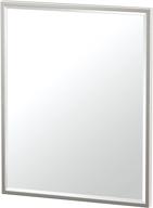 💎 gatco 1833 flush mount framed rectangle mirror, 25-inch, satin nickel: sleek and stylish bathroom décor logo