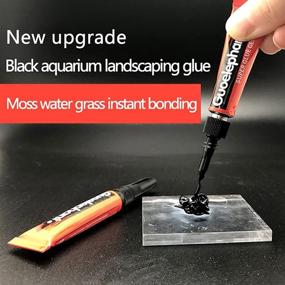 img 3 attached to 🐠 Safe and Quick-Drying Aquarium Glue - Best for Corals, Aquascaping, and Aquatic Plants - Non-Toxic Instant Adhesive for Moss, Coral, Stone, Wood, and Reef - Fresh & Salt Water Compatible - Multiple Colors (2 pcs)