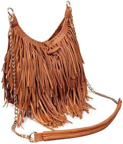 img 3 attached to Lanpet Fringe Tassel Leisure Shoulder