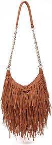 img 4 attached to Lanpet Fringe Tassel Leisure Shoulder