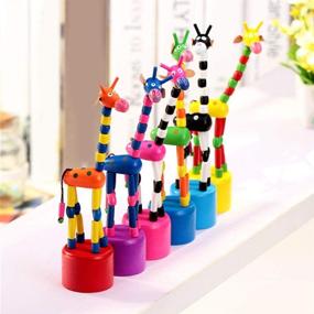 img 2 attached to 🦒 YeahiBaby Children Giraffe Puppets Standing: Engaging and Interactive Playtime Fun