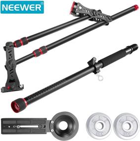 img 3 attached to 📷 Neewer 70" Aluminium Jib Arm Camera Crane: Quick Shoe Plate, Counterweight | DSLR Video Cameras, Load up to 17.6lbs