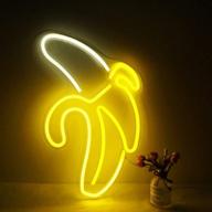 🍌 usb powered neon banana sign - large led banana light for kids room, living room, office, bar, restaurant, christmas, festival, party - wall decor for better seo логотип