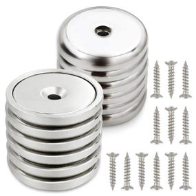 img 4 attached to Round Pound Neodymium Magnets - Unmatched Strength