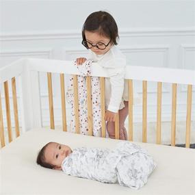 img 1 attached to 🧣 aden + anais Swaddle Blanket, Boutique Muslin Blankets for Girls & Boys, Baby Receiving Swaddles, Best Newborn & Infant Swaddling Set, Ideal Shower Gifts, 2 Pack, Harry Potter