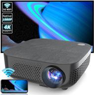 📽️ wiselazer projector: native 1080p ultra hd, 4k & zoom support, wireless 5g outdoor portable projector for home movies, tv box/phone/pc/laptop compatible logo