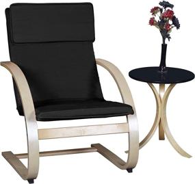 img 1 attached to 🪑 Niche Mia Bentwood Reclining Chair: A Perfect Blend of Beech and Ebony Elegance