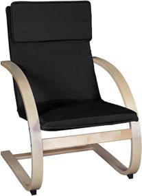 img 4 attached to 🪑 Niche Mia Bentwood Reclining Chair: A Perfect Blend of Beech and Ebony Elegance