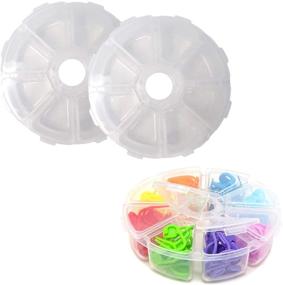 img 1 attached to Versatile 2PCS Honbay Plastic Storage Organizer: Jewelry, Fishing & Pill Box