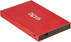 img 3 attached to 🔴 Bipra 320GB 2.5 Inch Red External Hard Drive Portable USB 2.0 - FAT32 Format