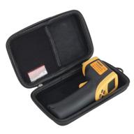 📦 protective eva case for etekcity lasergrip 800 infrared thermometer - travel-friendly black hard shell logo