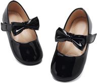 👧 dndgzx01 toddler girls' ballerina flats shoes: stylish and comfortable! logo