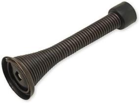 img 1 attached to 🚪 10-Pack 3-1/8" Heavy Duty Spring Door Stop - Oil Rubbed Bronze Finish