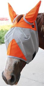 img 2 attached to 🐎 CHALLENGER Equine Horse FlyMask with Ears for Improved Airflow and Mesh Scrim - Ideal for Summer and Spring, 73282