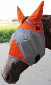 img 1 attached to 🐎 CHALLENGER Equine Horse FlyMask with Ears for Improved Airflow and Mesh Scrim - Ideal for Summer and Spring, 73282