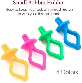 img 2 attached to 🧵 Efficiently Organize Your Sewing Accessories with 48 Pieces of Bobbin Thread Buddies Bobbin Holder Clips, Clamps, and Spool Huggers for Embroidery, Quilting, and Sewing