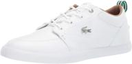 👟 lacoste bayliss white medium men's fashion sneakers: the perfect blend of style and comfort logo