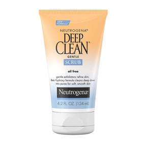 img 4 attached to 🧴 Oil-Free Cleanser - Neutrogena Deep Clean Gentle Daily Facial Scrub, 4.2 fl. Oz