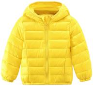 🍒 happy cherry baby hooded coat - lightweight winter down jacket for boys & girls, packable cotton coat logo