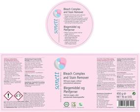 img 3 attached to Sonett Organic Bleach Complex: Powerful Stain Remover & Color Brightener (16 oz/ 450g)