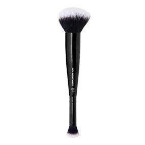 img 1 attached to 💁 e.l.f. Cosmetics Complexion Duo Brush: Ideal Vegan 2-In-1 Makeup Tool for Flawless Concealer & Foundation Application