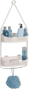 img 4 attached to 🛁 Bath Bliss 2 Way Convertible Hanging Organizer - Rust Resistant, 2 Tier Shower Caddy for Efficient Bathroom Storage