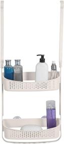 img 3 attached to 🛁 Bath Bliss 2 Way Convertible Hanging Organizer - Rust Resistant, 2 Tier Shower Caddy for Efficient Bathroom Storage