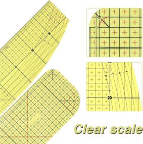 img 1 attached to Hot Ruler Set: Hot Hemmer & Iron Ruler Sewing Tools Heat Resistant for Electric Iron at Home, Ideal for Ironing Work - 2 Styles Included