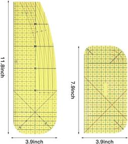 img 2 attached to Hot Ruler Set: Hot Hemmer & Iron Ruler Sewing Tools Heat Resistant for Electric Iron at Home, Ideal for Ironing Work - 2 Styles Included