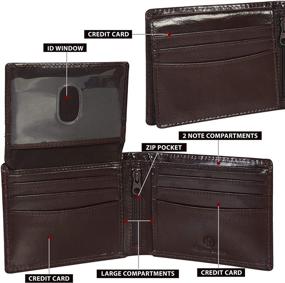 img 3 attached to Authentic Italian Genuine Leather Bifold Wallet: Classy and Functional