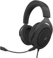 🎧 renewed corsair hs60 pro – 7.1 virtual surround sound pc gaming headset w/usb dac - discord certified headphones – xbox one, ps4, nintendo switch compatible – carbon logo