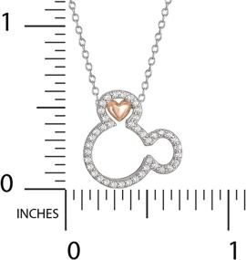 img 2 attached to Disney Sterling Zirconia Necklace Official