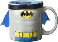 🦇 icup dc batman molded caped mug: a vibrant multi-colored superhero collectible! логотип