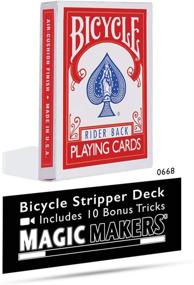 img 4 attached to 🎩 Unveil the Magic: Bicycle Stripper Tricks Novelty & Gag Toys from Magic Makers