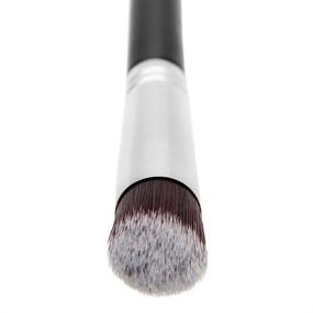 img 1 attached to 💄 Beauty Junkees Mini Tapered Blending Makeup Brushes for Under Eye Concealing - Kabuki Blender Buffer with Liquid, Cream, and Powder Eyeshadow Cosmetics, Dense, Vegan Synthetic Fibers