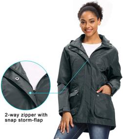 img 1 attached to Freetrack Waterproof Cycling Windbreaker Packable