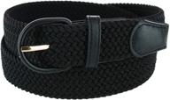 👨 stylish men's accessories: ctm elastic braided covered belts now available logo