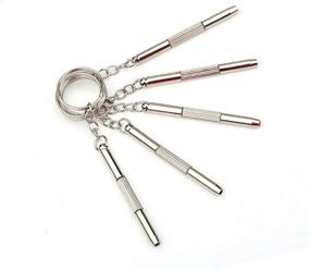 img 2 attached to Mini Stainless Screwdriver Keychain Eyeglass