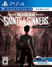 img 1 attached to 🎮 Immersive Gaming Experience: Maximum Games Rig 4VR White Stereo Headset with The Walking Dead: Sinners and Saints PSVR for PlayStation 4