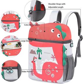 img 3 attached to Toddler Backpack Animal Design Dinosaur