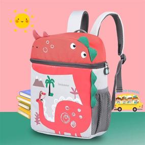 img 1 attached to Toddler Backpack Animal Design Dinosaur